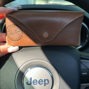 Round double bridge square shape ray ban sunglasses